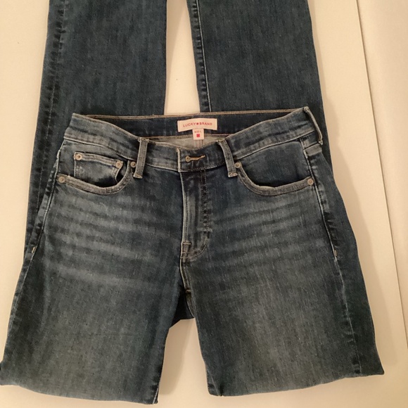 Lucky Brand Mid Rise Sweet Boot Cut Jeans 27L - Picture 1 of 7